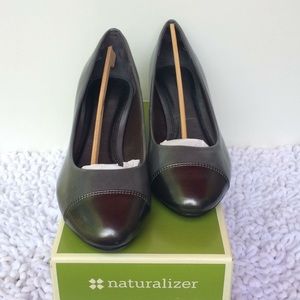Naturalizer Heels, gray, worn one time.